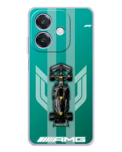 Чехол для OPPO A3 с картинкой «Mercedes AMG Petronas»