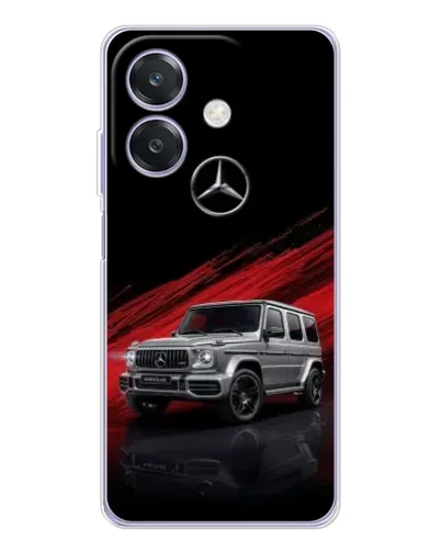 Чехол для OPPO A3 с картинкой «Mercedes G-Class красный»