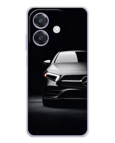 Чехол для OPPO A3 с картинкой «Свет фар Mercedes»