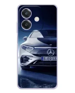 Чехол для OPPO A3 с картинкой «Mercedes EQ — будущее»