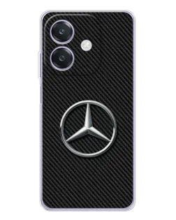 Чехол для OPPO A3 с картинкой «Карбоновый Mercedes стиль»