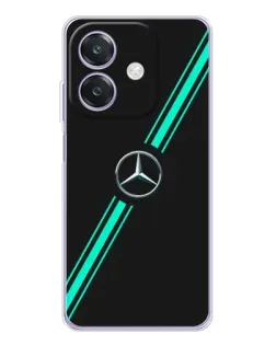 Чехол для OPPO A3 с картинкой «Спортивные линии Mercedes»