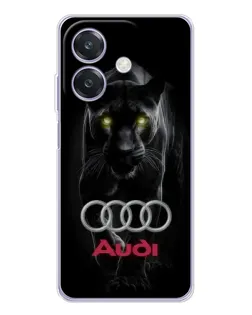 Чохол для OPPO A3 з картинкою «Пантера та Audi»