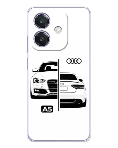 Чохол для OPPO A3 з картинкою «Audi — контрастний дизайн»