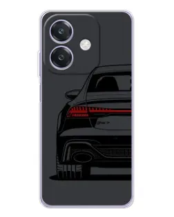 Чохол для OPPO A3 з картинкою «Задня частина Audi — арт»