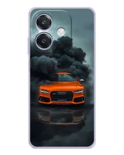 Чохол для OPPO A3 з картинкою «Audi у хмарах диму»