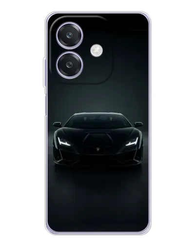 Чохол для OPPO A3 з картинкою «Чорний Lamborghini Aventador»