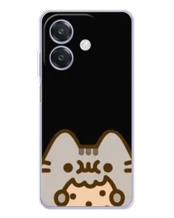Чохол для OPPO A3 з картинкою «Пушин на чорному»