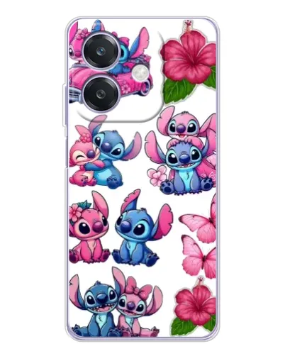 Чохол для OPPO A3 з картинкою «Стікери Stitch та Angel»