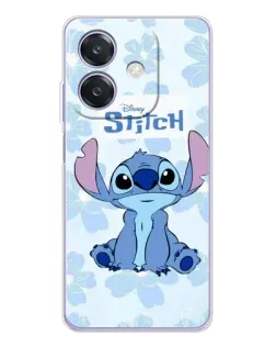 Чохол для OPPO A3 з картинкою «Stitch серед квітів»
