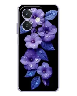 Чохол для OPPO A3 з картинкою «Фіолетові квіти з росою» Чохол для OPPO A3 з картинкою «Фіолетові квіти з росою»