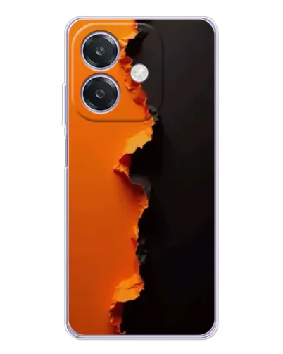 Чохол для OPPO A3 з картинкою «Помаранчевий розлом»