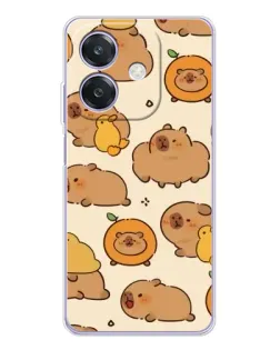 Чохол для OPPO A3 з картинкою «Капібари з апельсинами» Чохол для OPPO A3 з картинкою «Капібари з апельсинами»