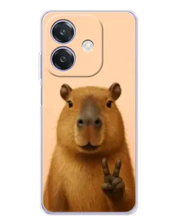 Чохол для OPPO A3 з картинкою «Капібара вікторія» Чохол для OPPO A3 з картинкою «Капібара вікторія»
