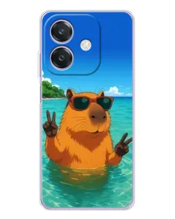 Чохол для OPPO A3 з картинкою «Морська капібара» Чохол для OPPO A3 з картинкою «Морська капібара»