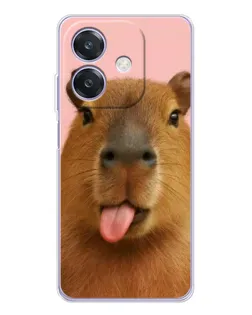 Чохол для OPPO A3 з картинкою «Капібара з язиком» Чохол для OPPO A3 з картинкою «Капібара з язиком»