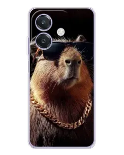 Чохол для OPPO A3 з картинкою «Капібара золотий ланцюг» Чохол для OPPO A3 з картинкою «Капібара золотий ланцюг»