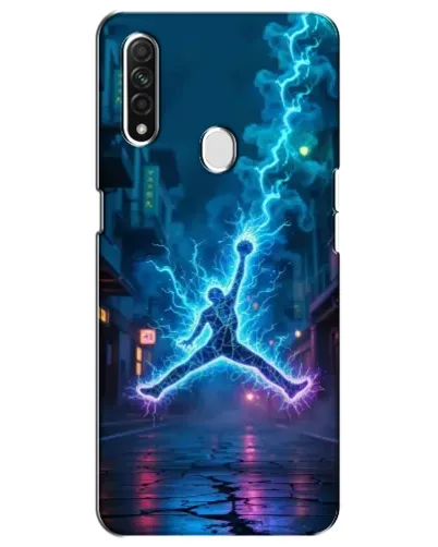 Чехол для OPPO A31 с картинкой «Jordan Gold Jumpman»