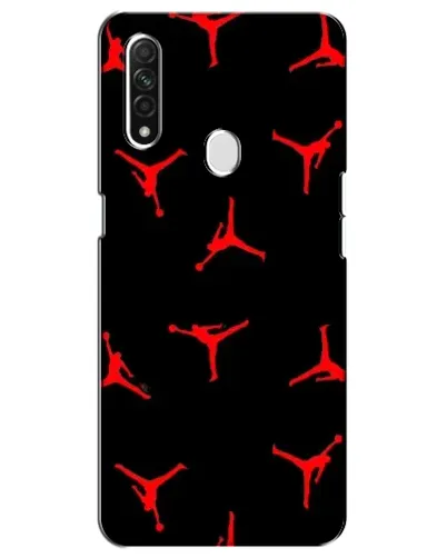 Чехол для OPPO A31 с картинкой «Jordan Red Pattern»