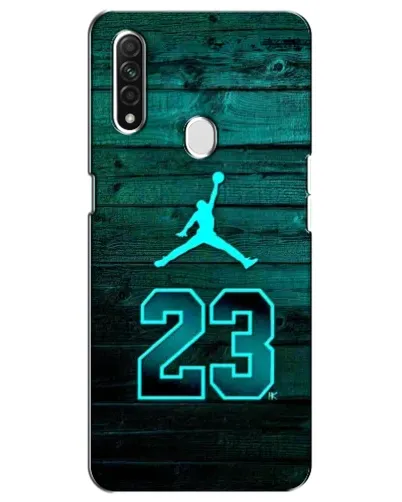 Чехол для OPPO A31 с картинкой «Jordan Cyan 23»