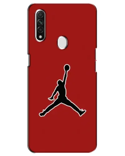 Чехол для OPPO A31 с картинкой «Jordan Red Back»