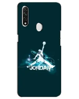 Чехол для OPPO A31 с картинкой «Jordan Blue Fire»