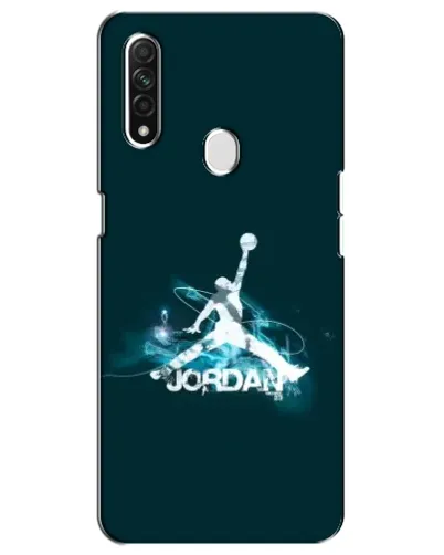Чехол для OPPO A31 с картинкой «Jordan Blue Fire»