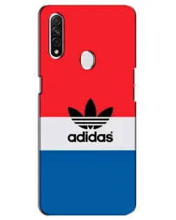 Чехол для OPPO A31 с картинкой «Ретро блоки Adidas»