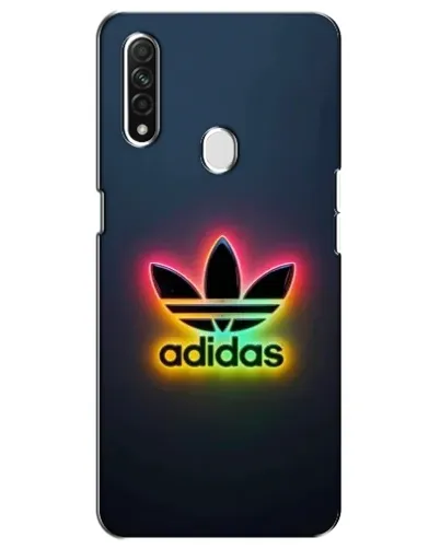 Чехол для OPPO A31 с картинкой «Неоновый Adidas»