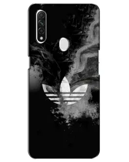 Чехол для OPPO A31 с картинкой «Абстрактный дым Adidas»