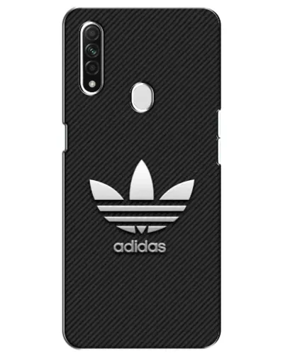 Чехол для OPPO A31 с картинкой «Adidas Карбоновая текстура»