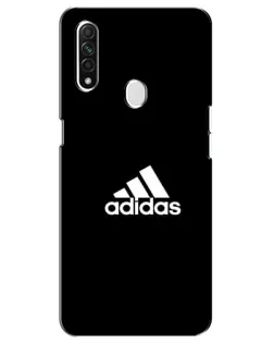 Чехол для OPPO A31 с картинкой «Черная классика Adidas»