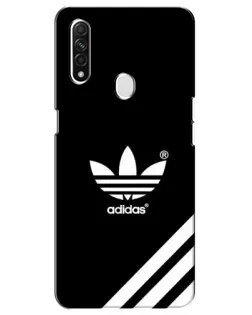 Чехол для OPPO A31 с картинкой «Adidas с диагональными полосами»