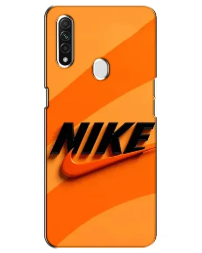 Чехол для OPPO A31 с картинкой «Оранжевый драйв Nike»