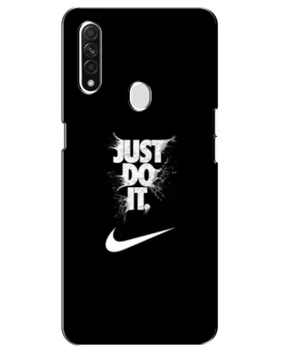 Чехол для OPPO A31 с картинкой «Текстовый принт Nike»