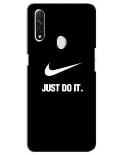Чехол для OPPO A31 с картинкой «Классический принт Nike»