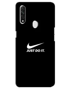 Чехол для OPPO A31 с картинкой «Минимализм от Nike»