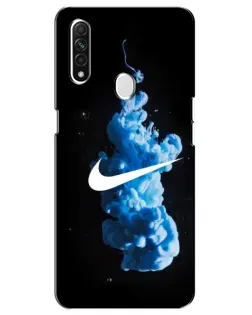 Чехол для OPPO A31 с картинкой «Nike и синий дым»
