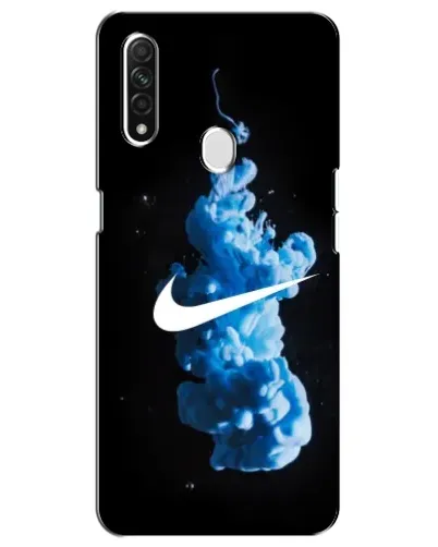 Чехол для OPPO A31 с картинкой «Nike и синий дым»