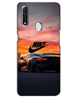 Чехол для OPPO A31 с картинкой «Nike и суперкар»