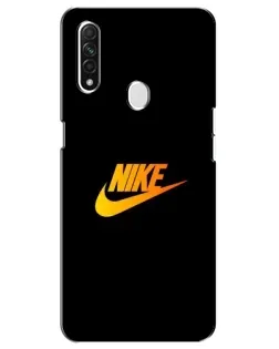 Чехол для OPPO A31 с картинкой «Золотой логотип Nike»