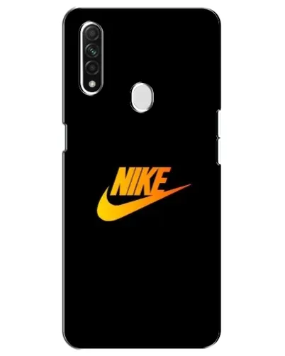 Чехол для OPPO A31 с картинкой «Золотой логотип Nike»
