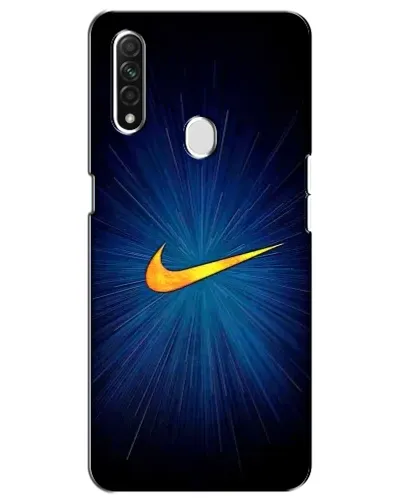 Чехол для OPPO A31 с картинкой «Синий пульс Nike» Чехол для OPPO A31 с картинкой «Синий пульс Nike»