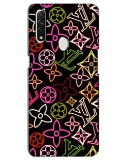 Чехол для OPPO A31 с картинкой «Неоновый микс Nike»