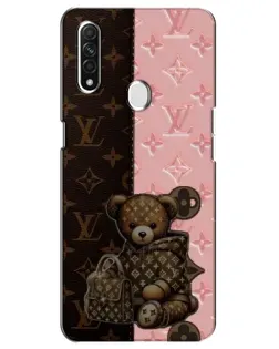 Чехол для OPPO A31 с картинкой «Мишка в стиле LV»