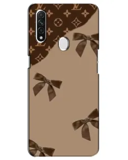 Чехол для OPPO A31 с картинкой «LV — кофейный атлас»