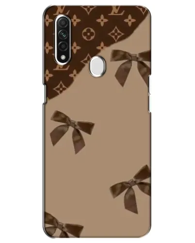 Чехол для OPPO A31 с картинкой «LV — кофейный атлас»