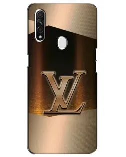 Чехол для OPPO A31 с картинкой «LV — золотое сияние»