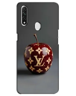Чехол для OPPO A31 с картинкой «Красное яблоко LV»