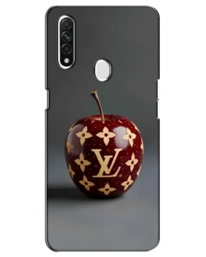 Чехол для OPPO A31 с картинкой «Красное яблоко LV»